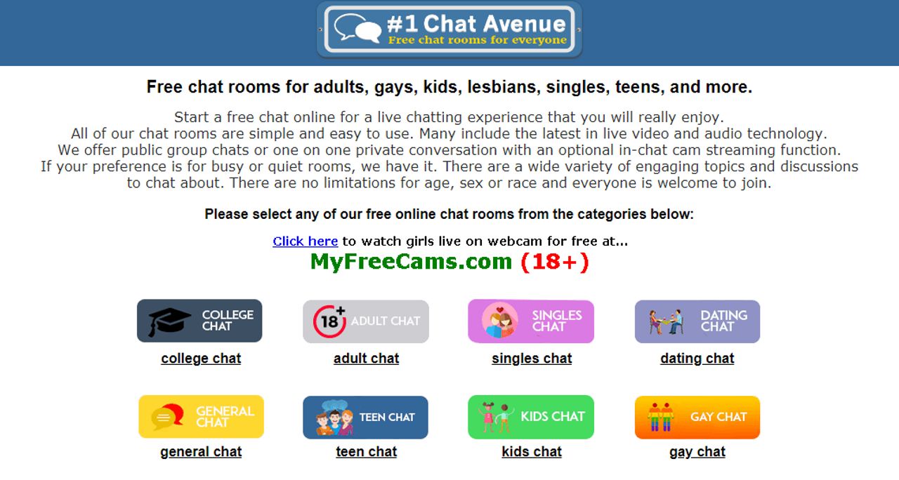 Chat avenue adult chat